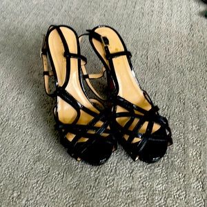 Black strap Kate Spade heels